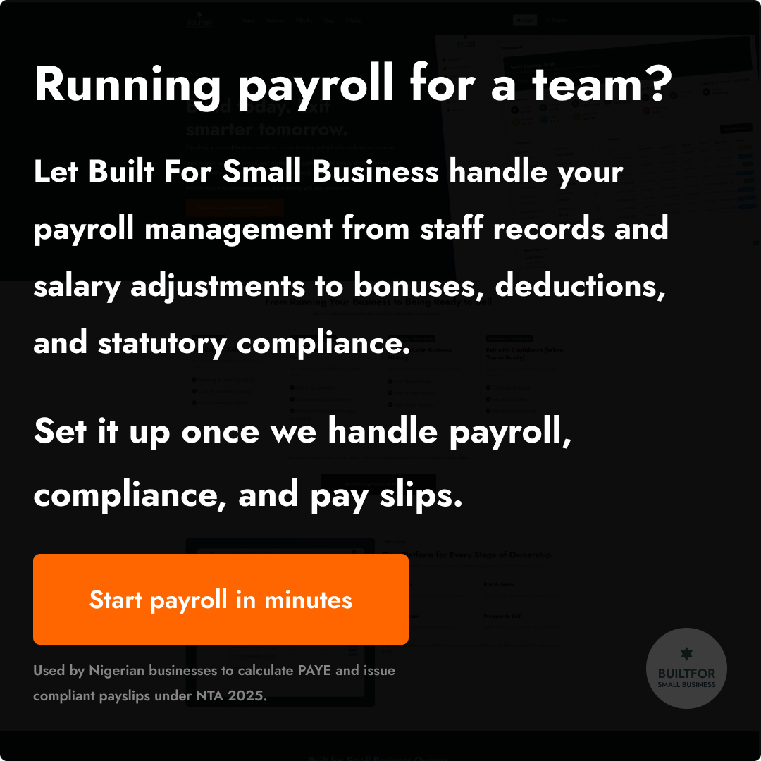 built for small business banner